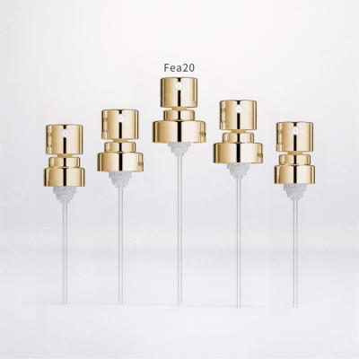 China Spill No 2022 Best Selling Glass Bottle Perfume Pump Fea20 Perfume Pump Hot Gold Sprayer for sale