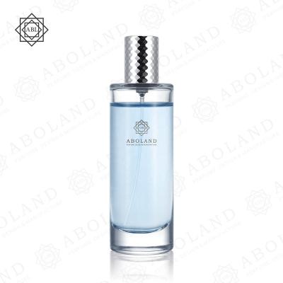 China Newest Updated Cosmetic Mini Style Perfume Package 35ml Clear Glass Perfume Bottle With Special Plastic Lid for sale