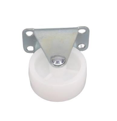 China Flat Free Fixed Caster Wheel Light Duty Caster Wheel For Movable Retractable Guardrail for sale