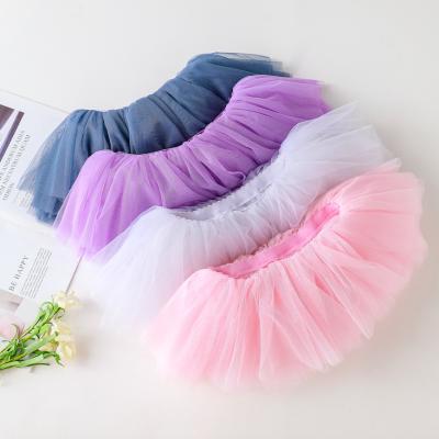 China tutu & New Fashion Skirts 2023 6 Layers Dance To Use Colorful Ballet Tulle Kids Skirt For Girls for sale