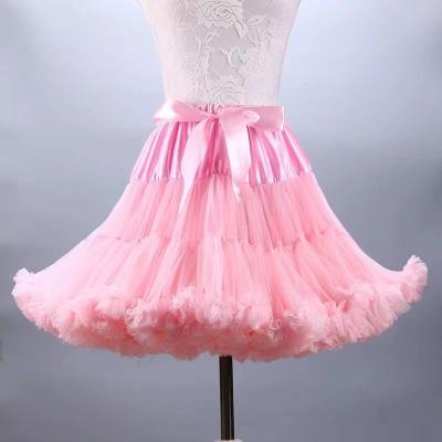 China tutu & Skirts Mixed Rainbow Colors Dance Wear Ballet Girls Short Tulle Skirt Princess For Performance Stage for sale