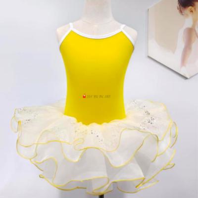 China Customized wholesale 2023 new arrivals factory price logo dance wear girls ballet tutu dress sets ballet tights with skirt for sale