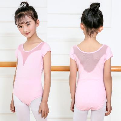 China High Quality Hot Sale Fashion Kids Girls Ballet Dance Practice Leotards Mesh Sexy Leotards Dancer Tights for sale