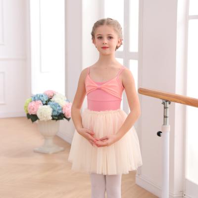 China 2023 hot sales good quality dance dresses to wear pink and green classical ballet dress for kids girls for sale