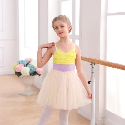 China Dress up 2023 hot popular good quality popular color ballet tutu sales romantic ballet dress with skirts for kids for sale