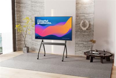 중국 LED LCD OLED 롤링 TV 마운트 로킹 휠 롤링 TV 카트 미디어 셸프 판매용