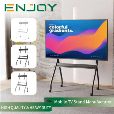 Chine X1150 55 pouces - 100 pouces Téléviseur mobile Stand Outdoor TV Cart Stand pour les téléviseurs à écran plat à vendre