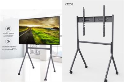 China Living Room Universal TV Floor Stand Mobile Tv Mount Bracket Height Adjustable TV Desktop Bracket for sale