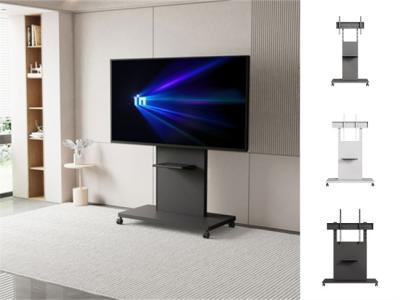 China 110 lbs drehbare TV-Stand Vesa 800 X 1000mm Metall-TV-Stand mit Rädern zu verkaufen