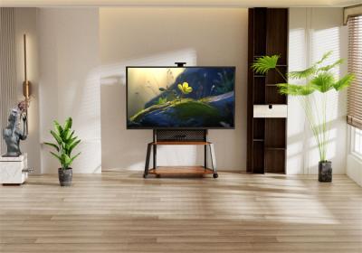 中国 重荷 モバイルテレビカート テレビスタンド カスターホイール 200ポンドまでの容量 販売のため