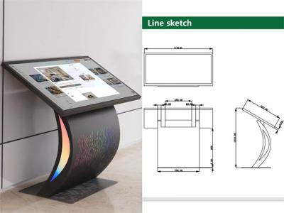 China Anpasste Werbeplatte Fernbedienung Dynamische LED Stehende Werbetafel für auffällige Displays zu verkaufen