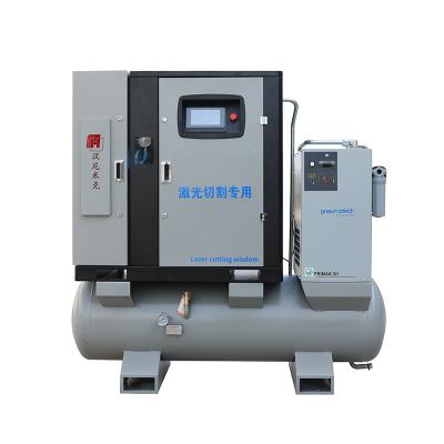 China 15kw 16bar lubricated screw air compressor with 4 in 1 inverter for sale