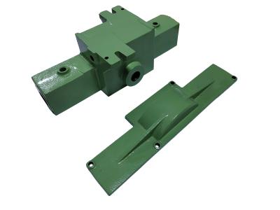 China Green Sand Casting Ductile Iron with Powder Coat and Precision Machining Housing for Dual Head Pump for sale