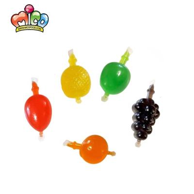 China Halloween Challenge Fun Party Supply Natural Halal Fruit Shape Jelly Drink In Net Bag for sale