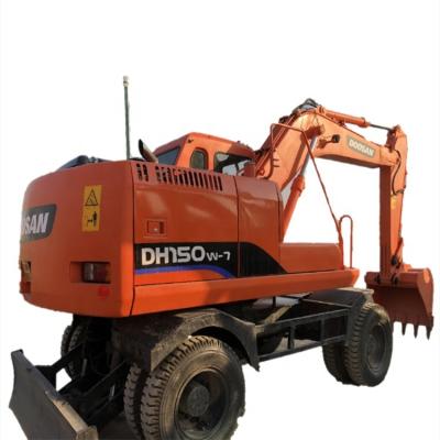 China High Level Used Doosan DH150W-7 Excavator Second Hand Excavator Wheel Excavators 0.75m™ Wheel Excavators; ³ for sale