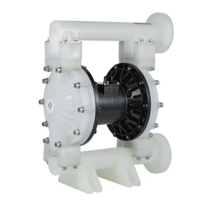 China Drinking Water Treatment HYPV 2 Inch PTFE Plastic Pneumatic Diaphragm Pump For Chemical Solvent Industry for sale