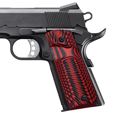 China Grab Pistol Group of Ten Grabs 1911 For Normal Commander Custom Grip, Sunburst Colt 1911 Government Texture With Standard Cut for sale