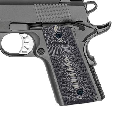 China Grip 1911 pistol Group of Ten materials firearm grips suitable for contract, sunburst texture with standard cut for sale