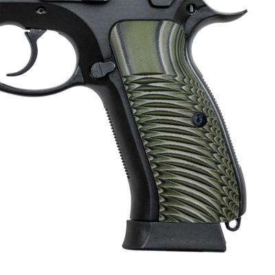 China Grasp Natural Pistol Grip CZ 75/85 G10 Pistol For Shade 2, Wavy CZ Texture for sale