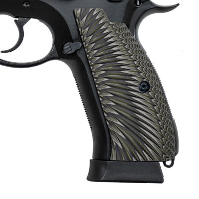 China Grasp Pistol Grip Full Size Pistol CZ 75/85 Group Of Ten For Shadow 2, Starburst CZ Texture SP-01 for sale