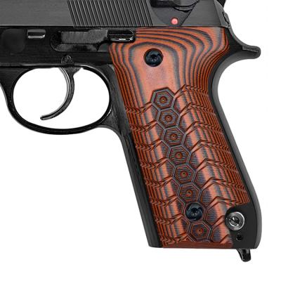 China Grab Pistol G10 Grips Beretta 92S G10 Firearm Grips Launch Holster, Mechanical Texture for sale