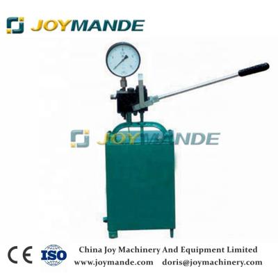 China Automotive industry manual high pressure testing pump / pipeline pump / hand testing pump for sale