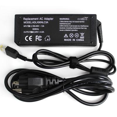 China 20v 4.5a 90W USB LAPTOP AC Adapter Laptop Charger For Lenovo for sale