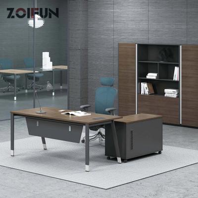 China Boss Office Mobile Executive Luxury Wooden Table Home Office, Hotel, Villia, Apartment for sale