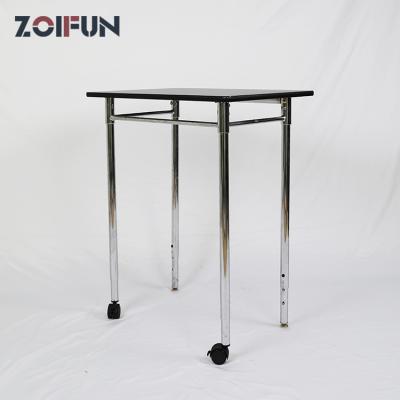 China Simple Modern Rectangle Student Metal Adjustable Stand Up 25mm Desk And MDF Armor Edge Student Desk for sale