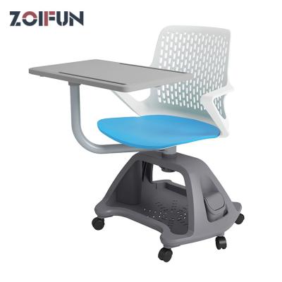 China High Quality Book Basket Knot Classroom Student Training Chair, Student Chair Round Low Cool Chairs With Casters for sale