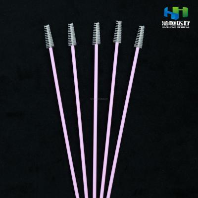 China Clinic Disposable Sampling Brush Surgical Brush Nylon Clean Cytology Plastic Cervical Sampling Brush for sale