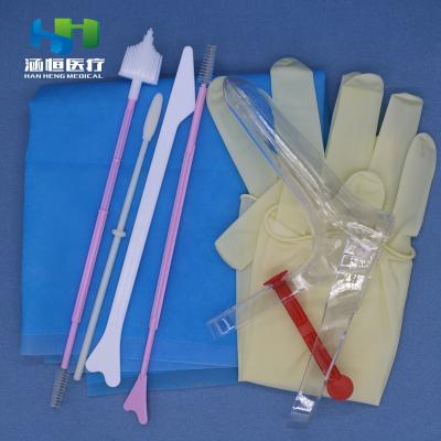 China Disposable PE Medical Examination Kit Gynecological Examination Set For Cervical Sampling Tools for sale