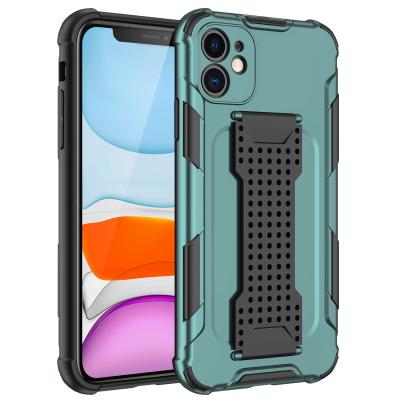 China Cool Back Cover Case Buckle Phone Grip Holder Case For Huawei Y9 2019 Y9A Buckle Strap Case Cover For Huawei P30 P40 Lite Hand Grip Cover for sale