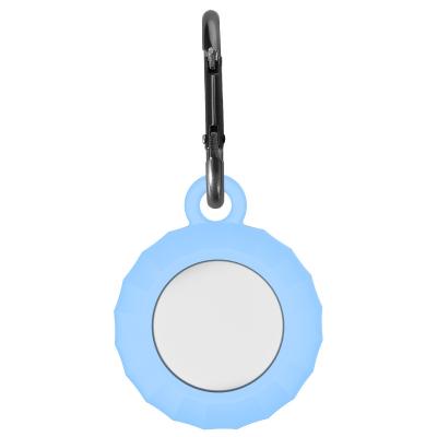 China Environmental Friendly Anti-drop Silicone Case With Key Chain For AirTags Anti-scratch Soft Cover Device For Airtags Accessories for sale