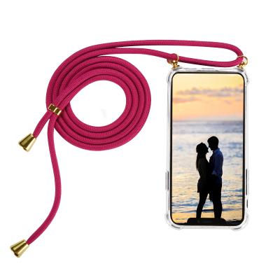 China Bestselling Handyhulle Hulle MIT Auswechselbarer Kordel Necklace Cell Phone Case Necklace Phone Case For iPhone Xs Max for sale