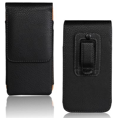 China Portable Hot Selling Anti-fall Phone Celulares Waist Case Leather Cover,Belt Phone Pouch for sale