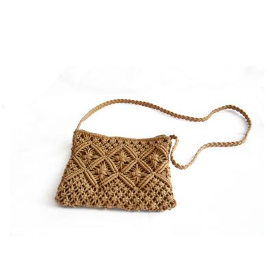 China Famous leisure style hot sale brand luxury straw beach tote embroidery crochet bag for sale