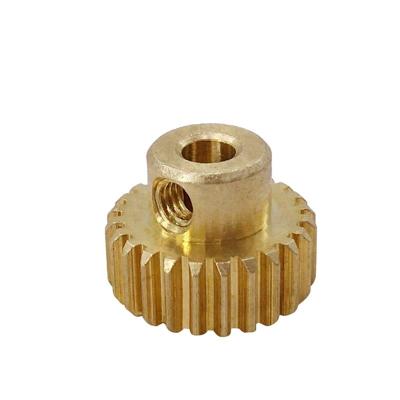 China Hotels Metal Gear CuZn38Pb1.5 OEM High Precision CNC CuZn40 Brass for sale