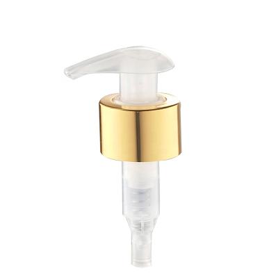 China Non Spill Golden Transfer Screw Custom Dispensing Lotion Pump for sale