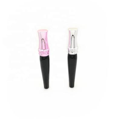 China Round Shape Quick / Quick Dry Curling Double Ended Black Pink Mini Head Brush Mascara for sale