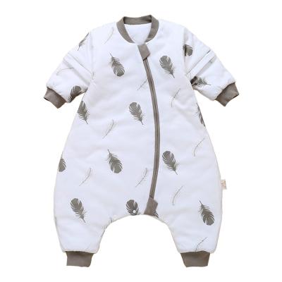 China 100% Cotton OEM Baby Sleeping Bag With Legs for sale