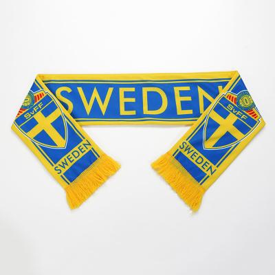 China Wholesale Polyester Country Team Germany Brasil Argentina Portugal Spain France Belgium Netherlands Italy Soccer Fans Cheer Scarf for sale