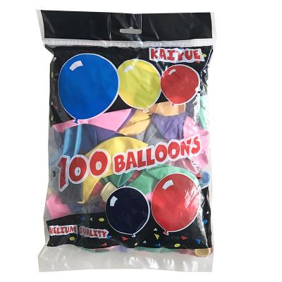 China Weddings/Parties/Birthdays/Festivals/Decorations Kaiyue 23 Colors 100Pcs/Bag 2.8g Standard 12inch Matte Latex Balloon Wholesale Cheap China Round Natural Latex Balloons for sale