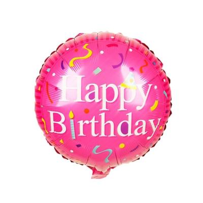 China Happy Birthday Party Decorations 18inch Aluminum Foil Birthday Balloons Adults Birthday Party Decorations Kids Bedroom Decorations Balloons for sale