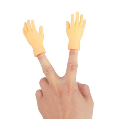 China Durable Rubber Tiny Finger Puppet Left and Right Hands Toys for sale