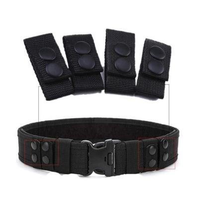 China Travel Accessories Novelty Double Belt Buckle Snap Nylon Tactical Holder Keeper for sale