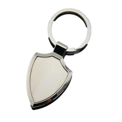 China Modern Zinc Alloy Promotional Shield Heart Shape Key Chain for sale