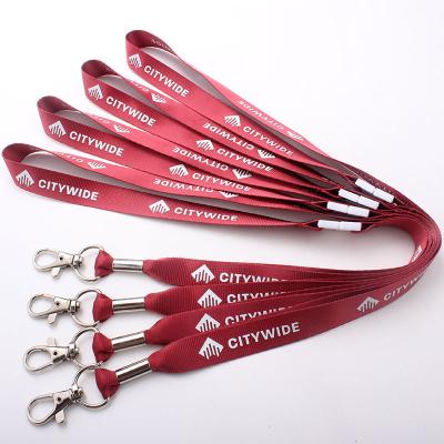 China Promotional Gift Custom Polyester Lanyard With Safety Buckle And Hook for sale