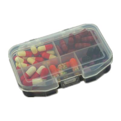 China Eco - Friendly Plastic 5 Case Pill Medicine Dispenser Storage Box for sale