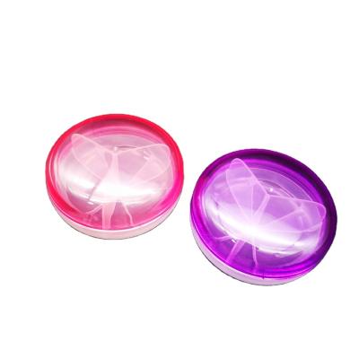 China Eco - Friendly Plastic 3 Slots Round UFO Pill Reminder Dispenser Box for sale